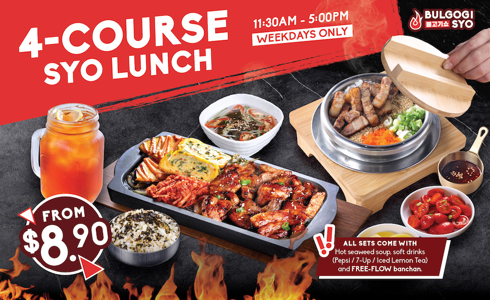 [Bulgogi Syo] Lunch deals from $8.90++